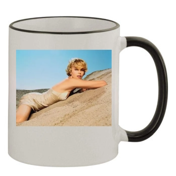 Charlize Theron 11oz Colored Rim & Handle Mug