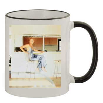 Charlize Theron 11oz Colored Rim & Handle Mug