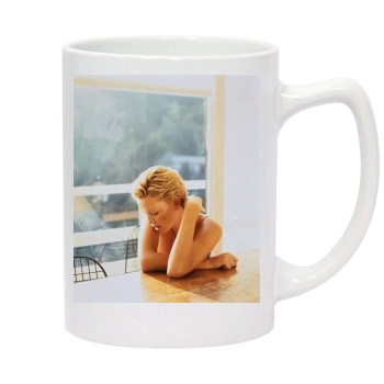 Charlize Theron 14oz White Statesman Mug