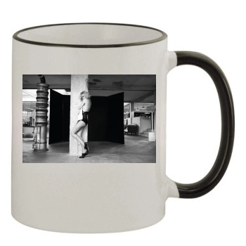 Charlize Theron 11oz Colored Rim & Handle Mug