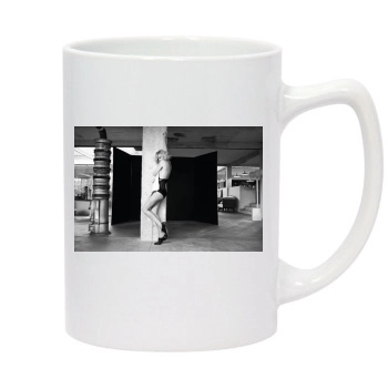 Charlize Theron 14oz White Statesman Mug