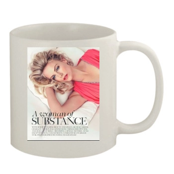 Charlize Theron 11oz White Mug