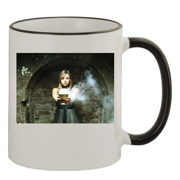 Charlotte Church 11oz Colored Rim & Handle Mug