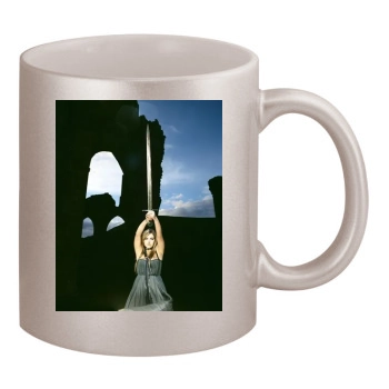 Charlotte Church 11oz Metallic Silver Mug