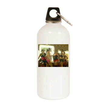 Charlotte Church White Water Bottle With Carabiner