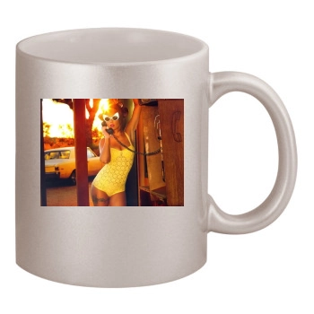 Cheryl Cole 11oz Metallic Silver Mug