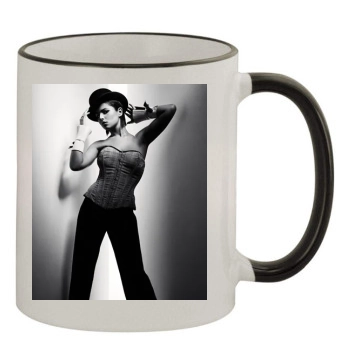 Cheryl Tweedy 11oz Colored Rim & Handle Mug