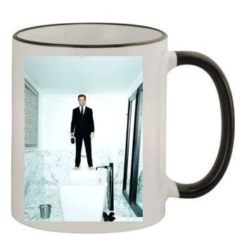 Chris Pine 11oz Colored Rim & Handle Mug