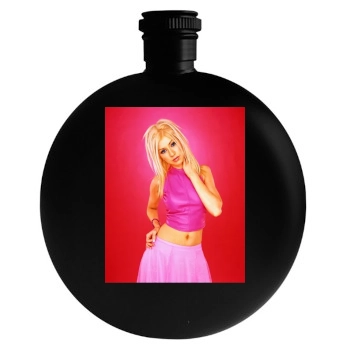 Christina Aguilera Round Flask