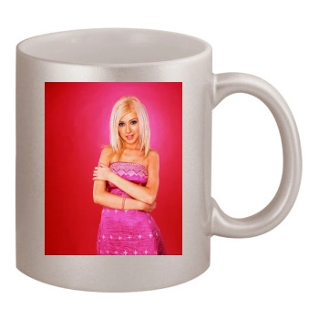 Christina Aguilera 11oz Metallic Silver Mug