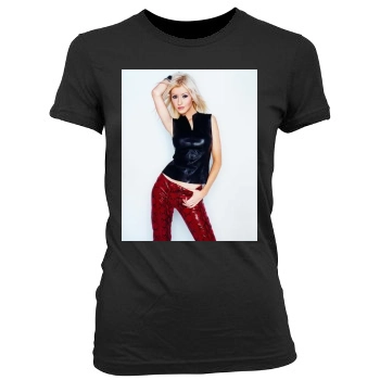 Christina Aguilera Women's Junior Cut Crewneck T-Shirt