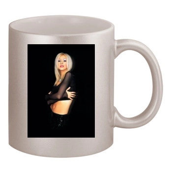 Christina Aguilera 11oz Metallic Silver Mug