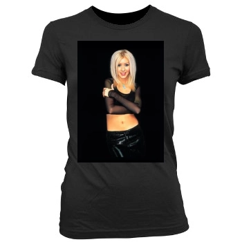 Christina Aguilera Women's Junior Cut Crewneck T-Shirt