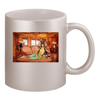 Christina Aguilera 11oz Metallic Silver Mug