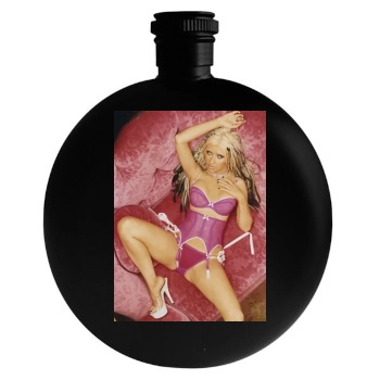 Christina Aguilera Round Flask