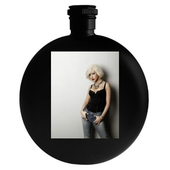 Christina Aguilera Round Flask