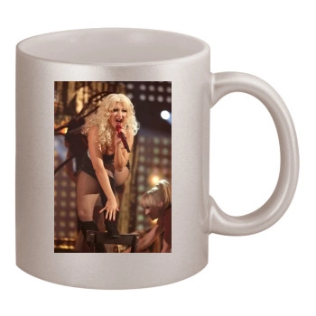 Christina Aguilera 11oz Metallic Silver Mug