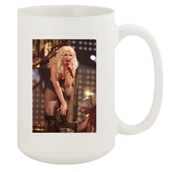 Christina Aguilera 15oz White Mug