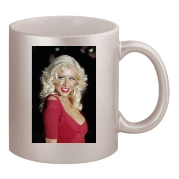 Christina Aguilera 11oz Metallic Silver Mug