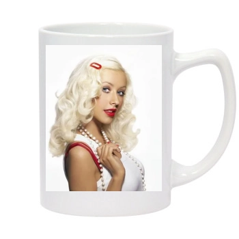 Christina Aguilera 14oz White Statesman Mug