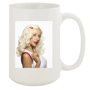 Christina Aguilera 15oz White Mug