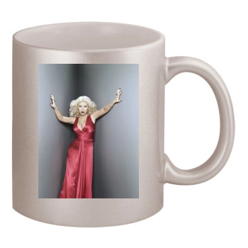 Christina Aguilera 11oz Metallic Silver Mug