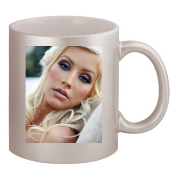 Christina Aguilera 11oz Metallic Silver Mug