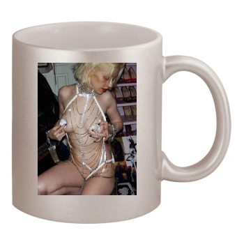 Christina Aguilera 11oz Metallic Silver Mug