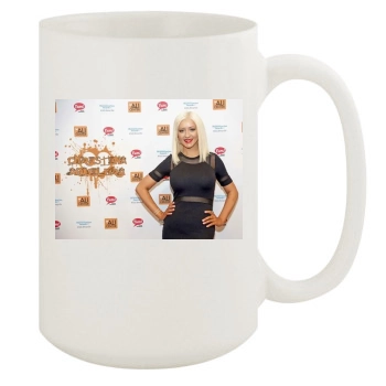 Christina Aguilera 15oz White Mug