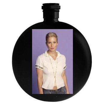 Christina Applegate Round Flask