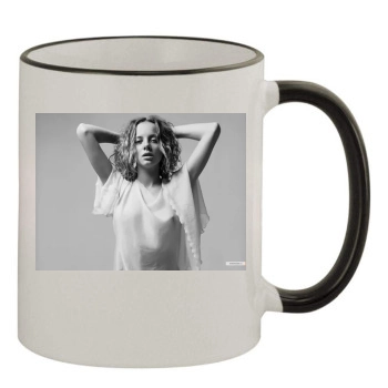 Bijou Phillips 11oz Colored Rim & Handle Mug