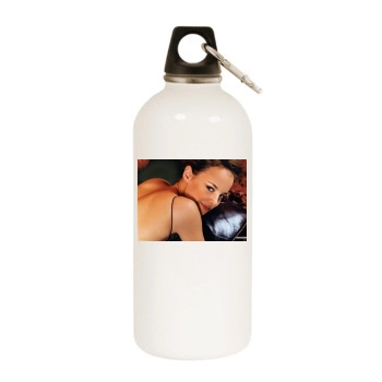 Bijou Phillips White Water Bottle With Carabiner