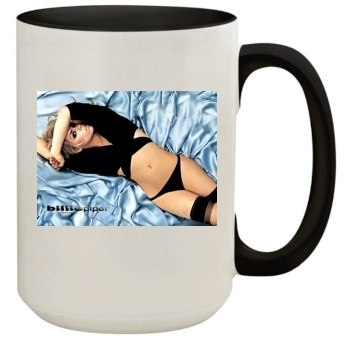 Billie Piper 15oz Colored Inner & Handle Mug