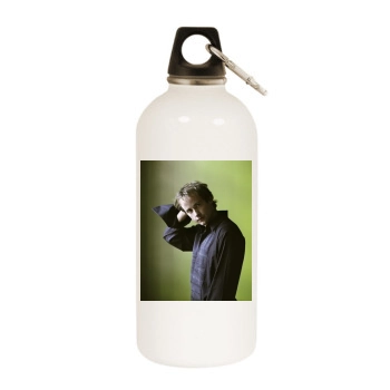 Billy Boyd White Water Bottle With Carabiner