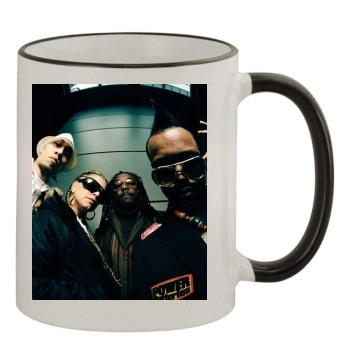 Black Eyed Peas 11oz Colored Rim & Handle Mug