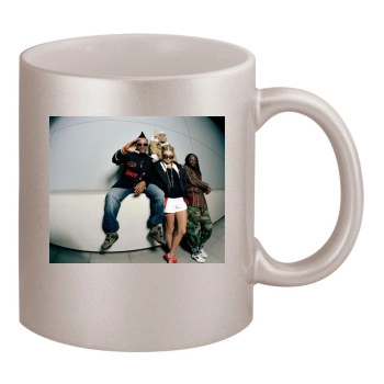 Black Eyed Peas 11oz Metallic Silver Mug