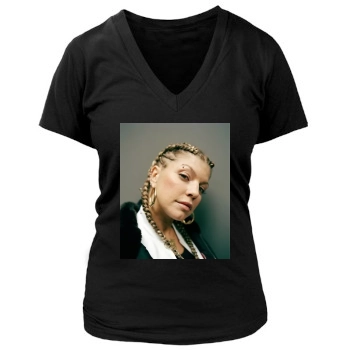 Black Eyed Peas Women's Deep V-Neck TShirt