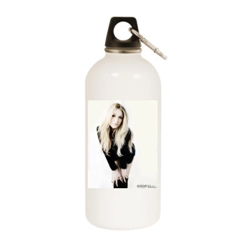 Blake Lively White Water Bottle With Carabiner