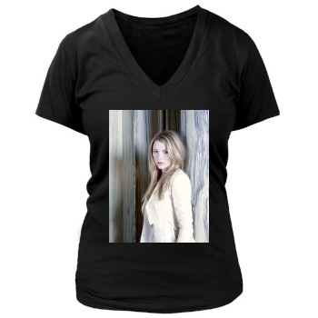 Blake Lively Women's Deep V-Neck TShirt