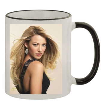 Blake Lively 11oz Colored Rim & Handle Mug