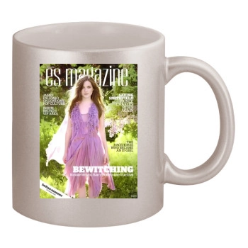 Bonnie Wright 11oz Metallic Silver Mug