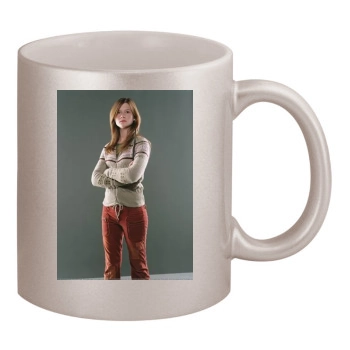 Bonnie Wright 11oz Metallic Silver Mug