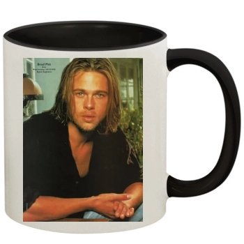 Brad Pitt 11oz Colored Inner & Handle Mug