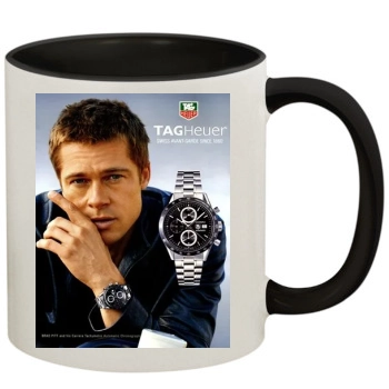 Brad Pitt 11oz Colored Inner & Handle Mug