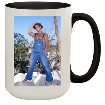 Brad Pitt 15oz Colored Inner & Handle Mug