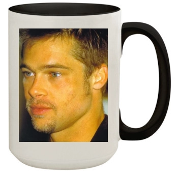 Brad Pitt 15oz Colored Inner & Handle Mug