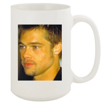 Brad Pitt 15oz White Mug