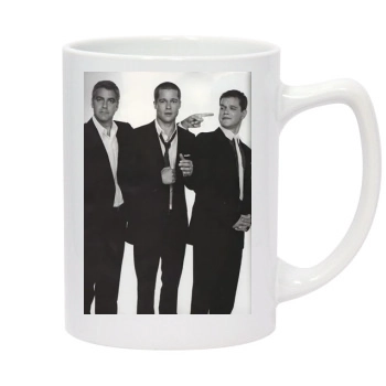 Brad Pitt 14oz White Statesman Mug