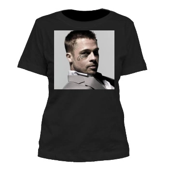 Brad Pitt Women's Cut T-Shirt
