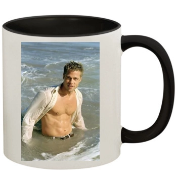 Brad Pitt 11oz Colored Inner & Handle Mug